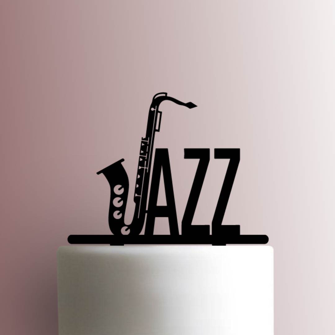 Saxophone Jazz 225-A981 Cake Topper