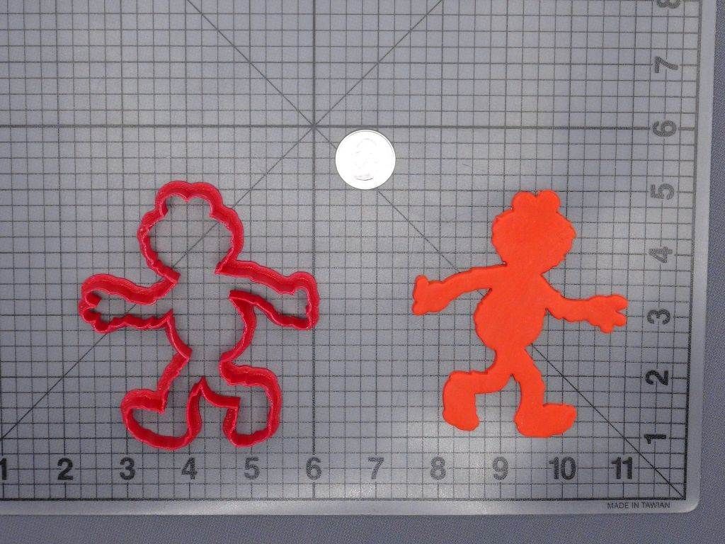 Sesame Street - Elmo Body 266-G704 Cookie Cutter Silhouette