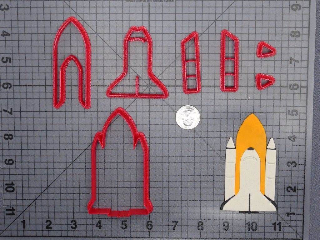 Space Shuttle 266-G732 Cookie Cutter Set