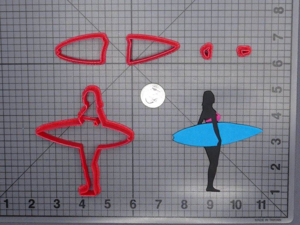 Surfer 266-G731 Cookie Cutter Set