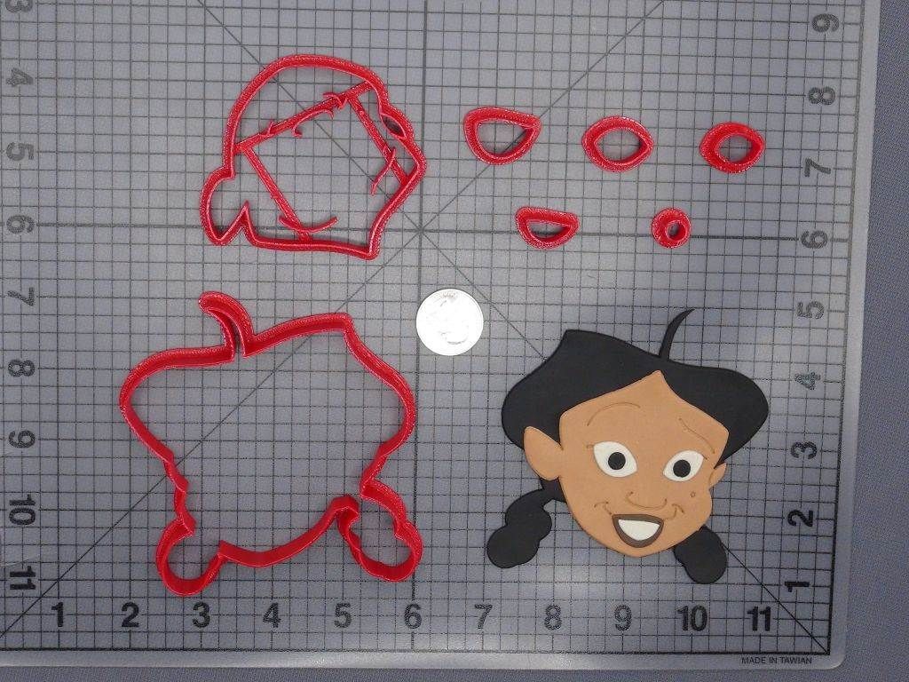 The Proud Family - Penny Head 266-G652 Cookie Cutter Set