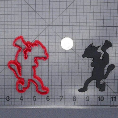 The Simpsons - Scratchy Cat with Axe 266-G608 Cookie Cutter Silhouette