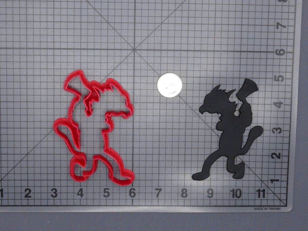 The Simpsons - Scratchy Cat with Axe 266-G608 Cookie Cutter Silhouette
