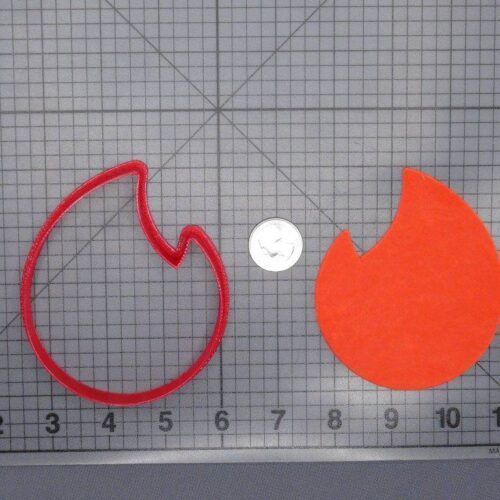 Tinder Logo 266-G673 Cookie Cutter Silhouette