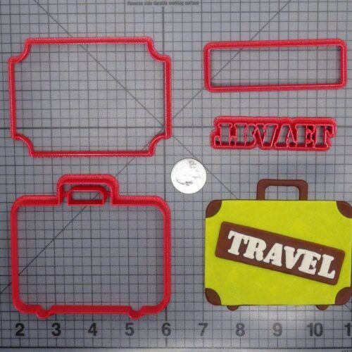 Travel Suitcase 266-G695 Cookie Cutter Set