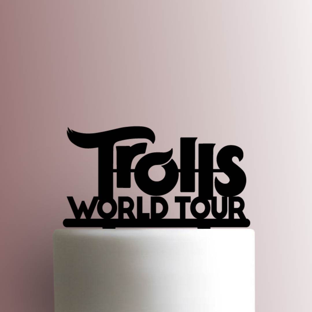 Trolls World Tour Logo 225-A965 Cake Topper