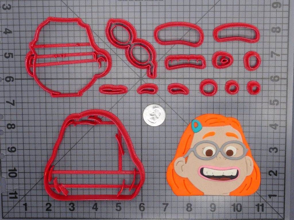 Turning Red - Meilin Head 266-G892 Cookie Cutter Set