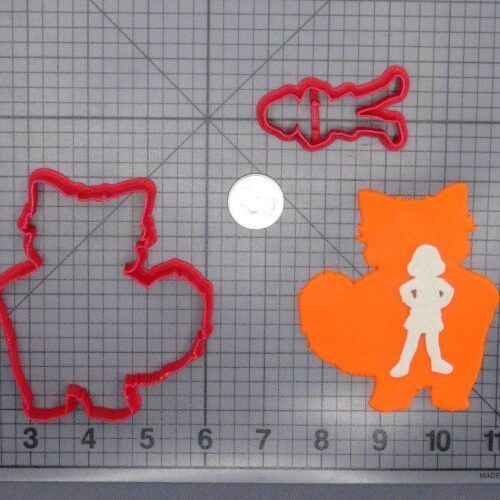Turning Red - Red Panda and Meilin Cameo 266-G934 Cookie Cutter Set