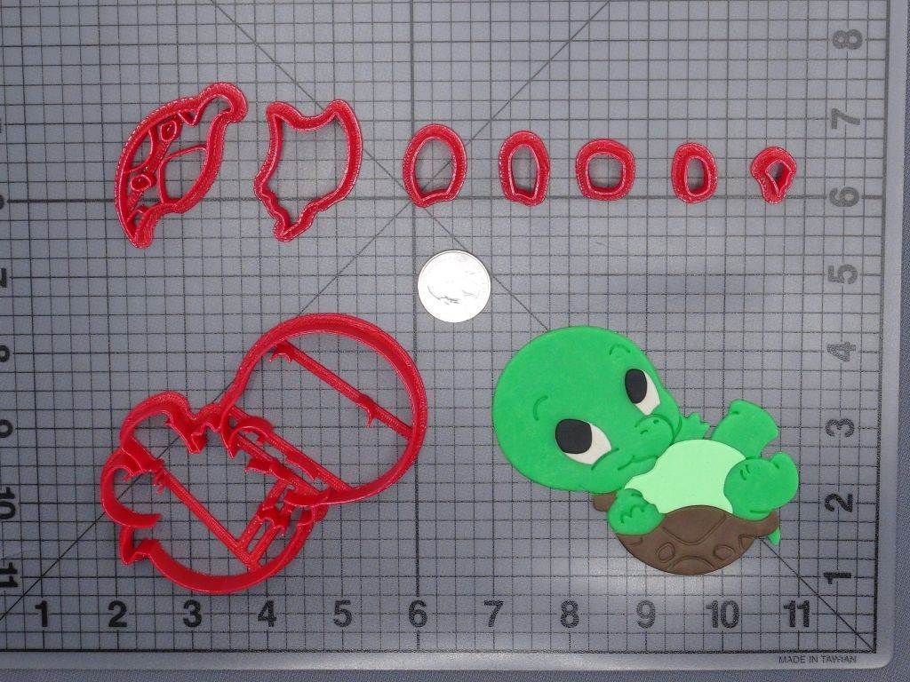 Turtle Baby 266-G668 Cookie Cutter Set
