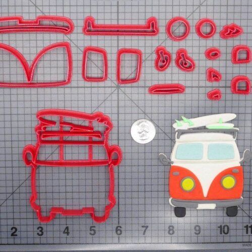 Volkswagon Surfing Bus 266-G227 Cookie Cutter Set