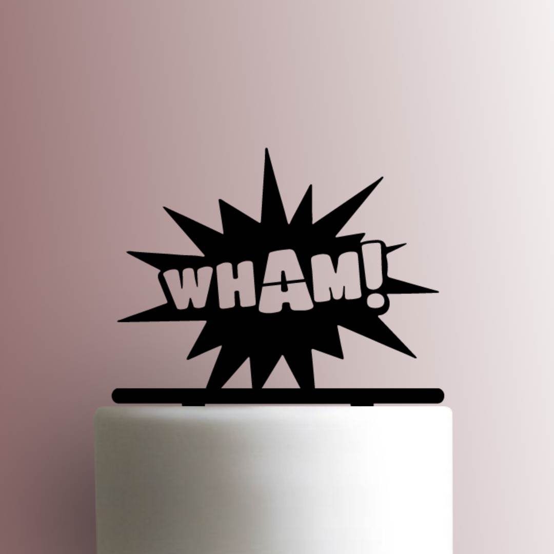 WHAM Action Bubble 225-A978 Cake Topper