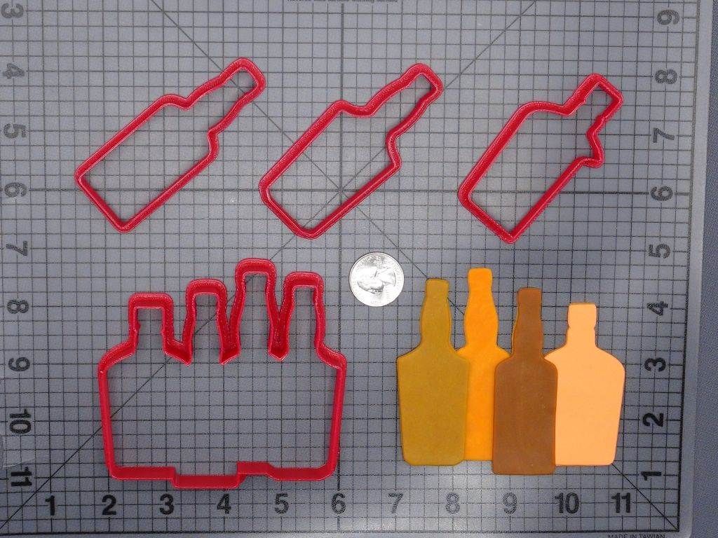 Whiskey Bar 266-G554 Cookie Cutter Set