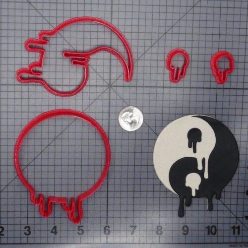 Yin and Yang Melting 266-G556 Cookie Cutter Set
