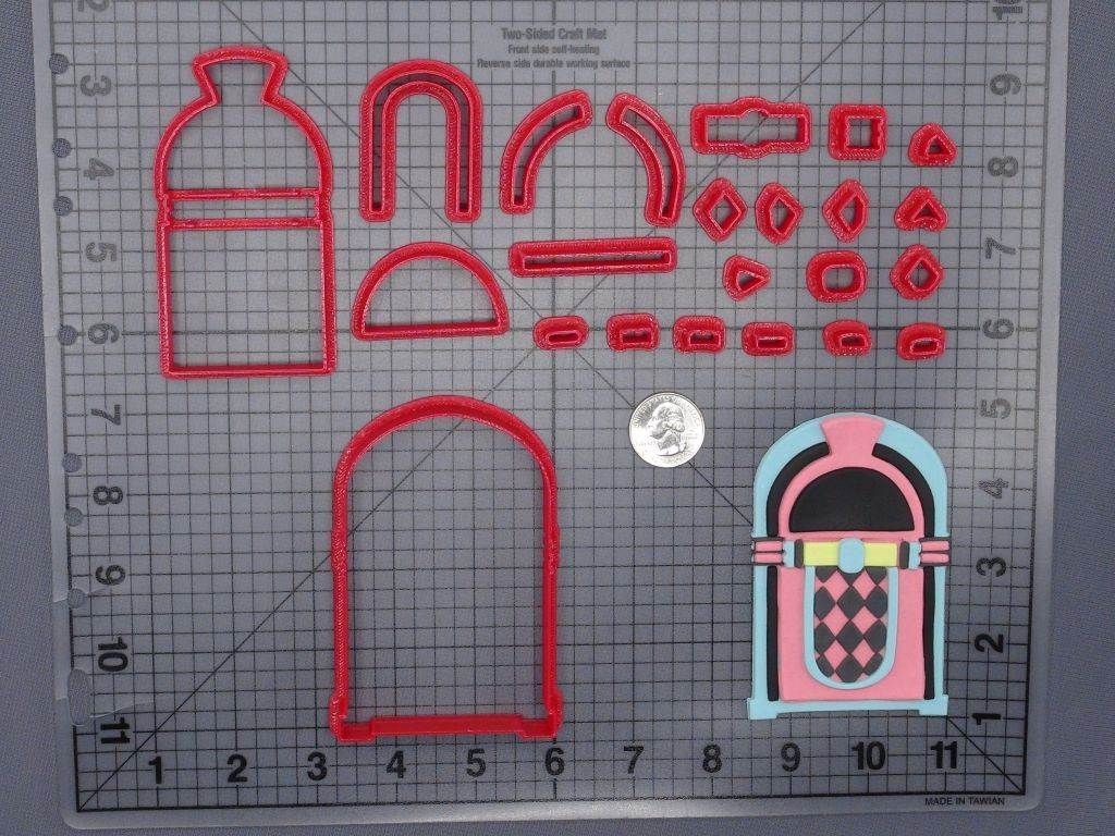 50s Jukebox 266-E297 Cookie Cutter Set