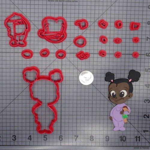 Baby Girl with Doll 266-F004 Cookie Cutter Set