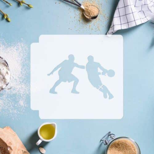 Basketball Players 783-G285 Stencil