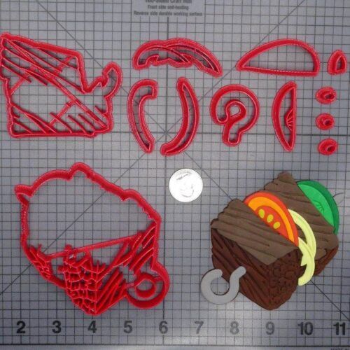 Beef Veggie Kabob 266-F665 Cookie Cutter Set