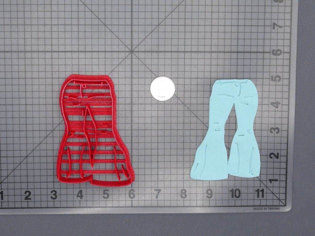 Bell Bottom Pants 266-F509 Cookie Cutter