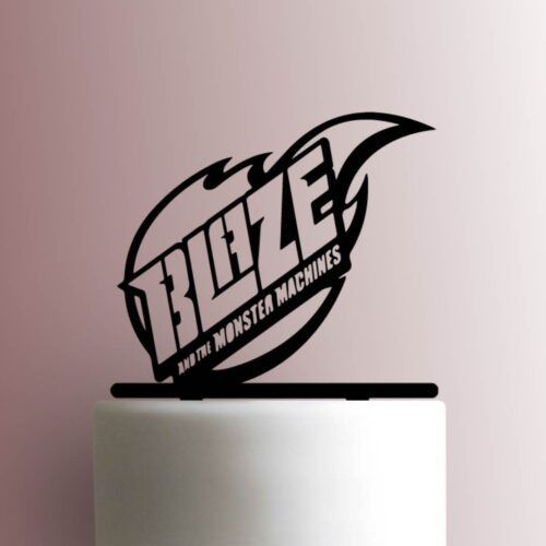 Blaze and the Monster Machines Logo 225-B050 Cake Topper