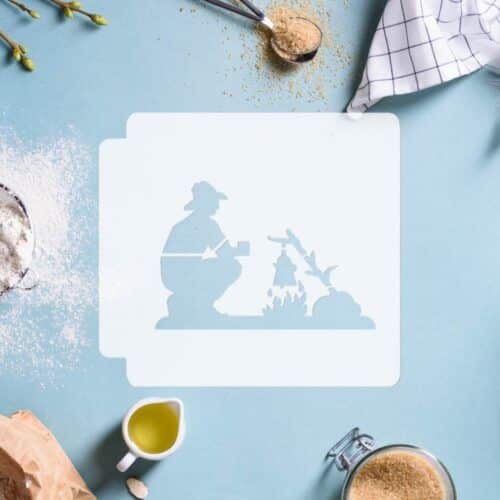 Camping 783-F696 Stencil