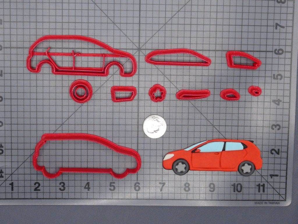 Car 266-F378 Cookie Cutter Set