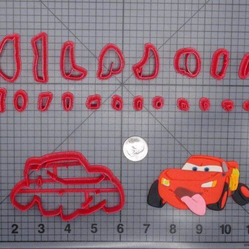 Cars - Lightning McQueen 266-F894 Cookie Cutter Set