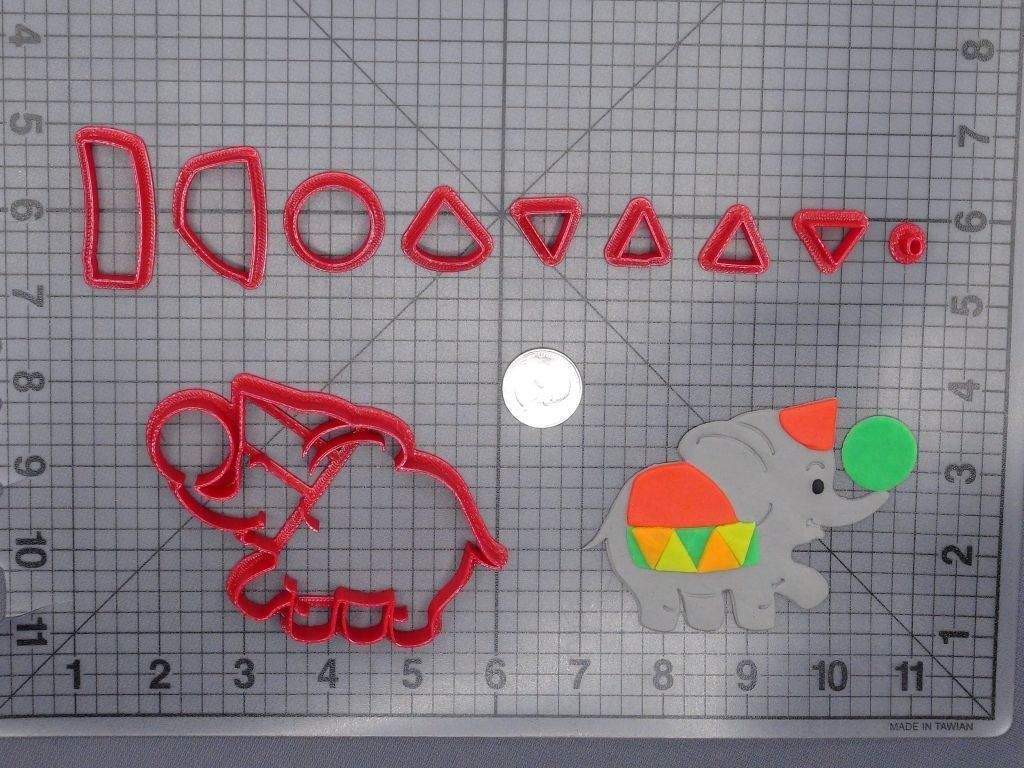 Circus Elephant 266-G805 Cookie Cutter Set