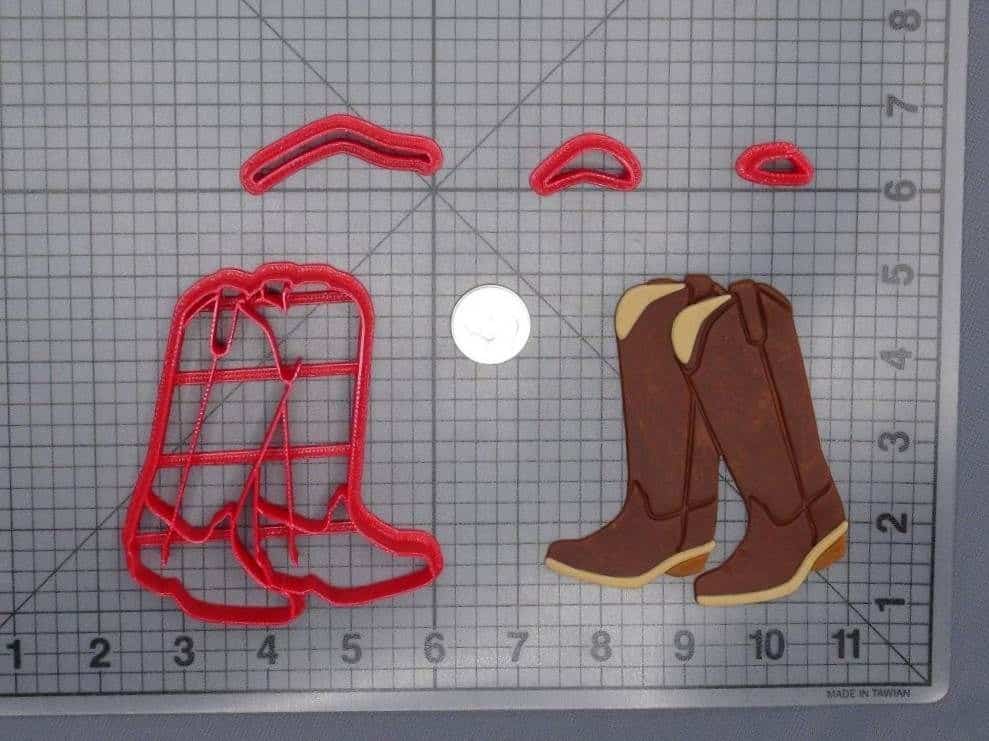 Cowboy Boots 266-G835 Cookie Cutter Set