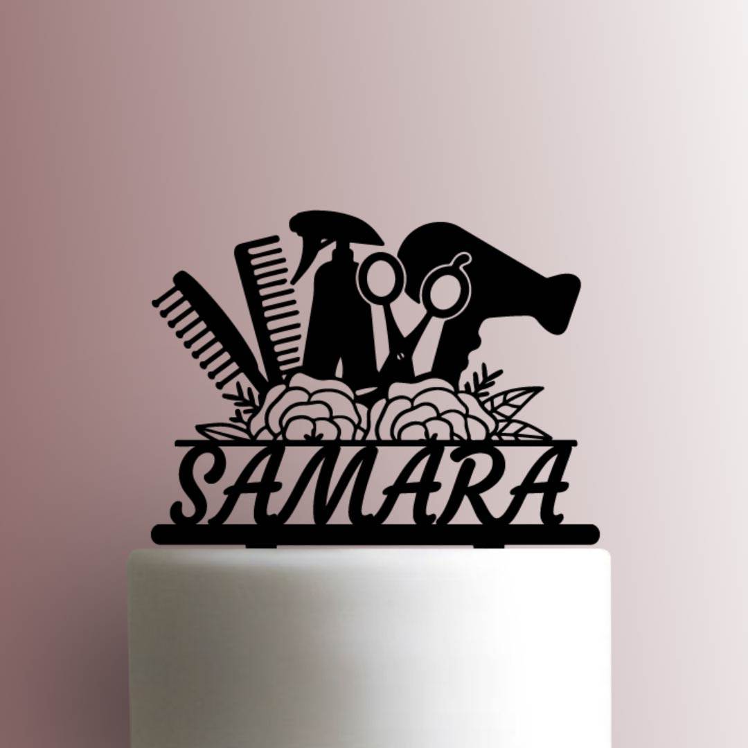 Custom Hairstylist Name 225-A988 Cake Topper