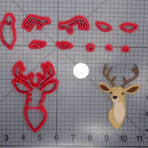 Deer Head 266-E191 Cookie Cutter Set