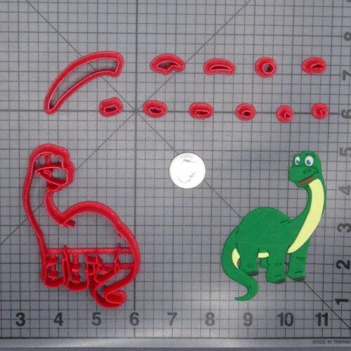 Dinosaur - Brontosaurus Body 266-F447 Cookie Cutter Set