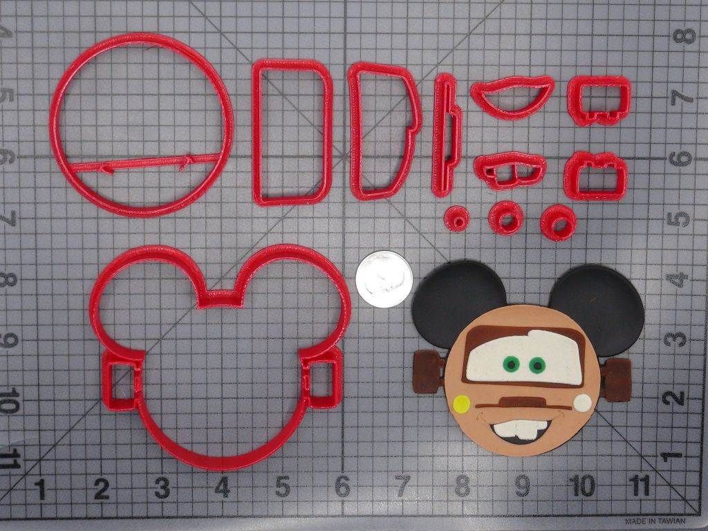 Disney Ears - Cars - Tow Mater 266-G860 Cookie Cutter Set