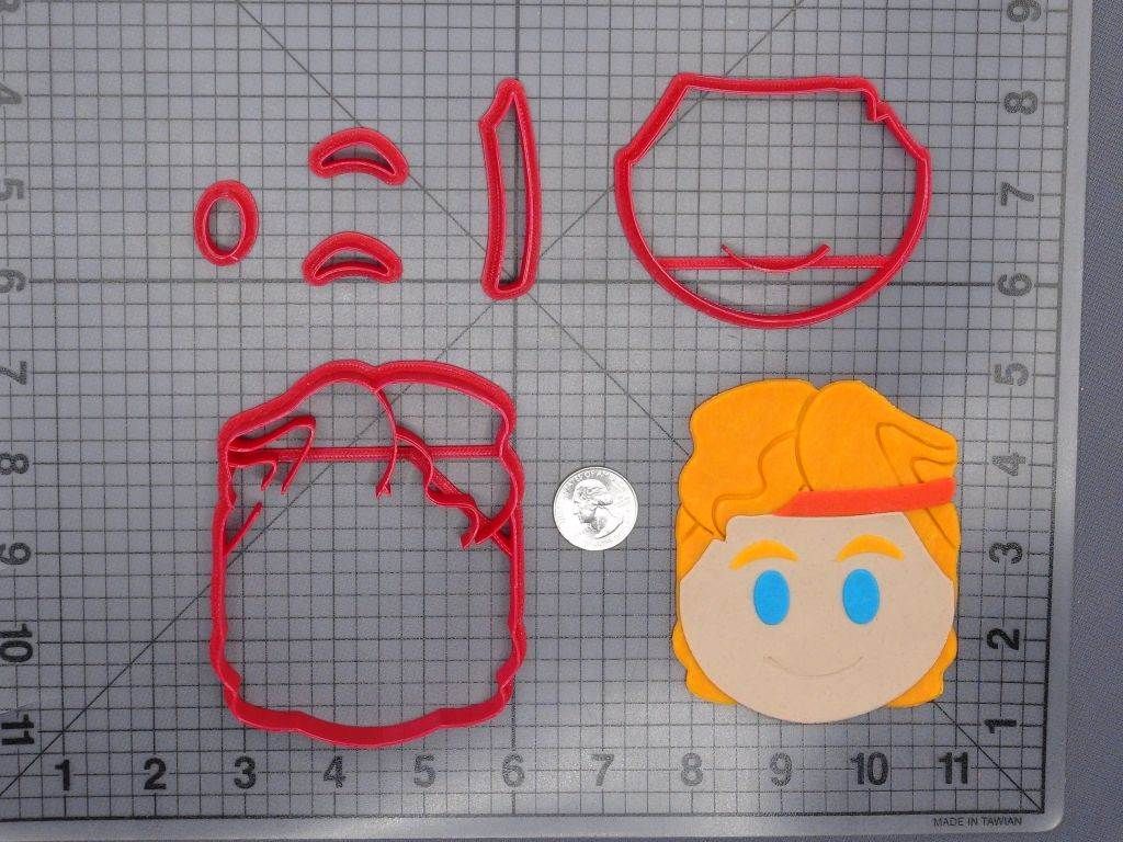 Disney Emoji - Hercules Head 266-G867 Cookie Cutter Set