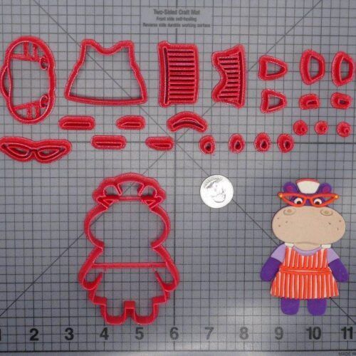 Doc Mcstuffins - Hallie Hippo Body 266-E082 Cookie Cutter Set