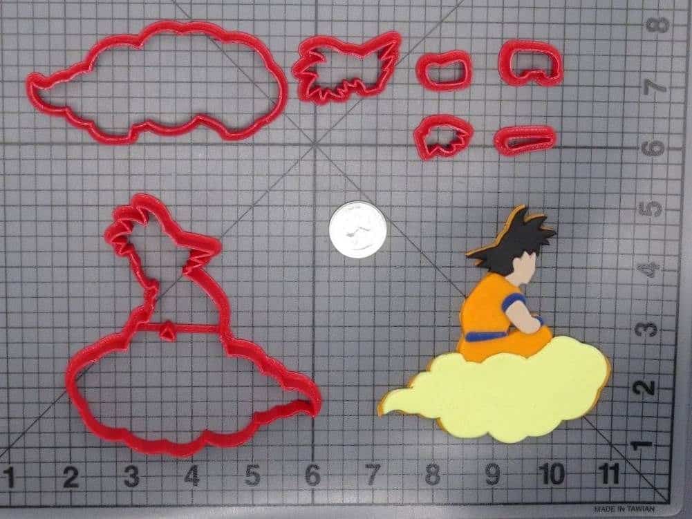 Dragon Ball Z - Goku on Flying Nimbus 266-G890 Cookie Cutter Set