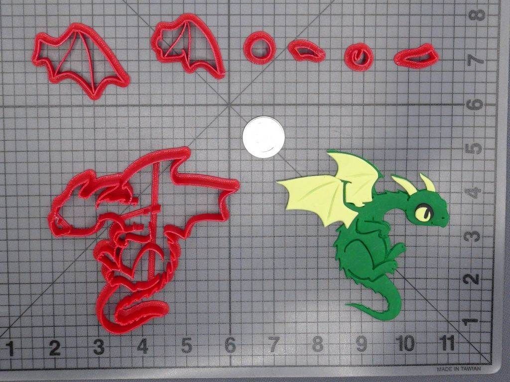 Dragon Body 266-G873 Cookie Cutter Set