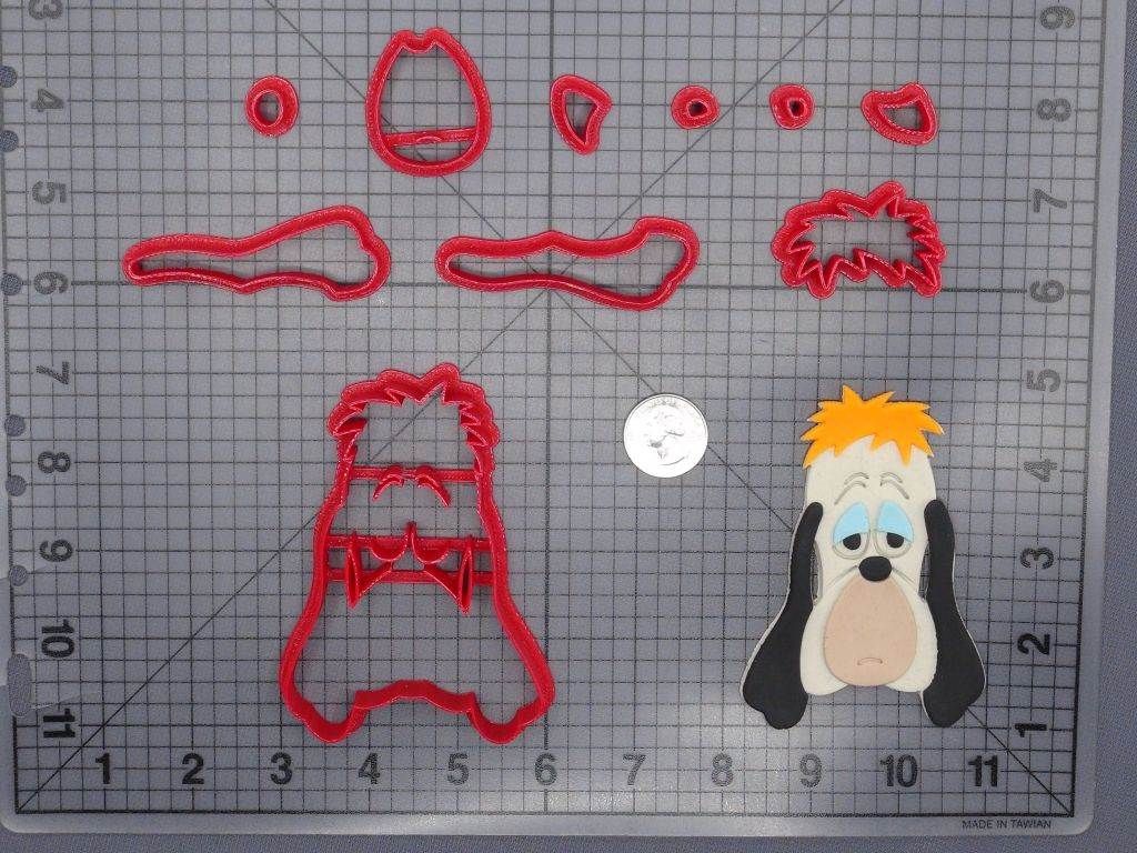 Droopy Dog Head 266-G719 Cookie Cutter Set