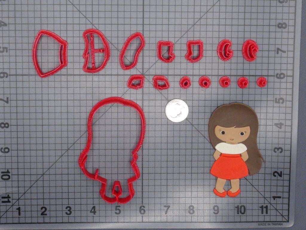 Girl Body 266-G799 Cookie Cutter Set