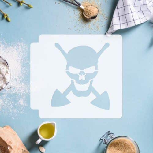 Grave Digger Crossarms 783-G344 Stencil