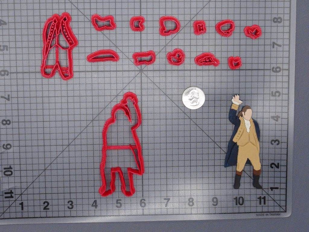 Hamilton - John Laurens Body 266-F499 Cookie Cutter Set