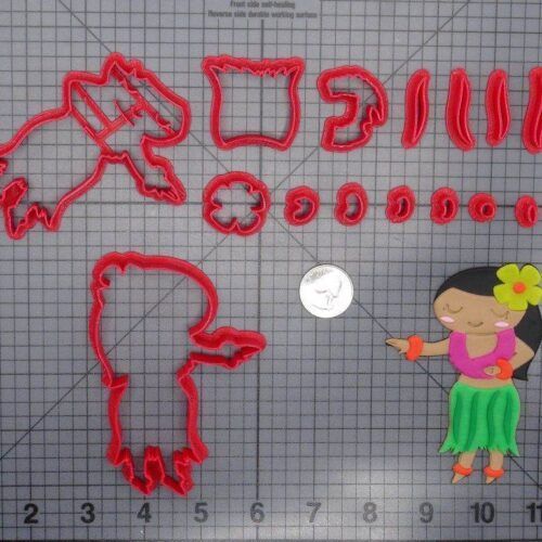 Hula Dancer 266-G772 Cookie Cutter Set