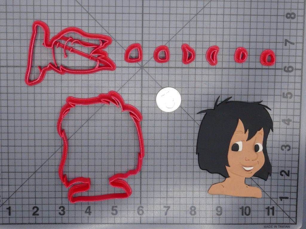Jungle Book - Mowgli Head 266-E496 Cookie Cutter Set