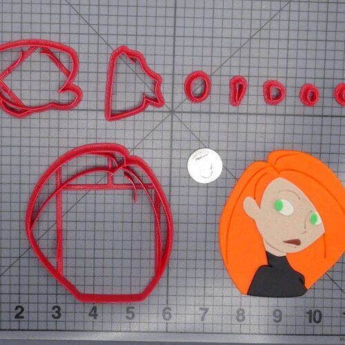 Kim Possible Head 266-E747 Cookie Cutter Set