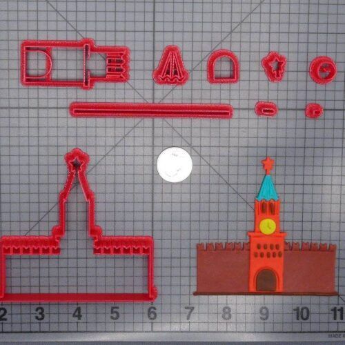 Kremlin Moscow Russia 266-F927 Cookie Cutter Set
