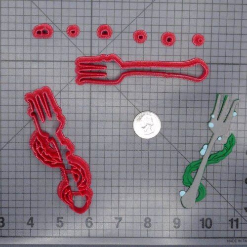 Little Mermaid - Fork with Seaweed 266-G133 Cookie Cutter Set