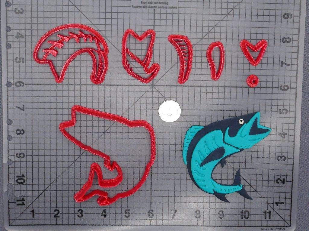 Mackerel Fish 266-E321 Cookie Cutter Set