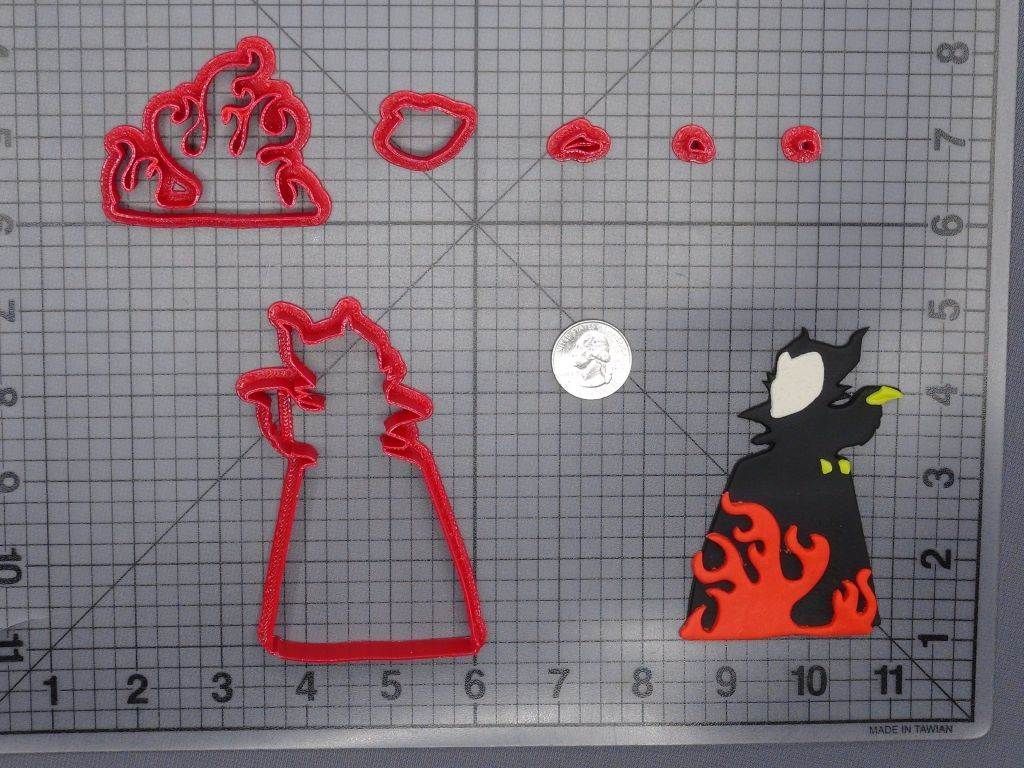 Maleficent Flames 266-E779 Cookie Cutter Set