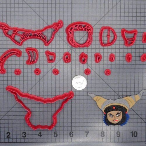 Mighty Morphin Power Rangers - Rita Head 266-E293 Cookie Cutter Set