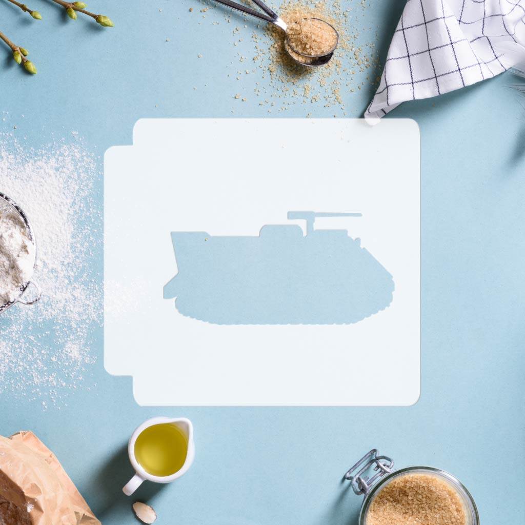 Military Armored Vehicle 783-G307 Stencil