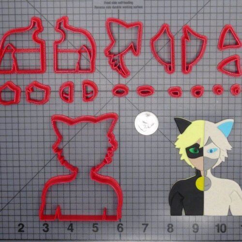 Miraculous - Cat Noir Blanc 266-G723 Cookie Cutter Set